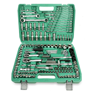 Conjunto de 151 peças de ferramentas de chave de soquete para mecânico manual profissional 151 em 1 ferramenta de reparo para carros, motocicletas e bicicletas